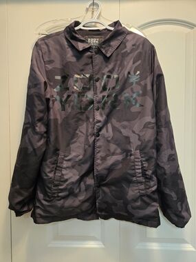 Zoo York Men’s Black Camo Coach Jacket